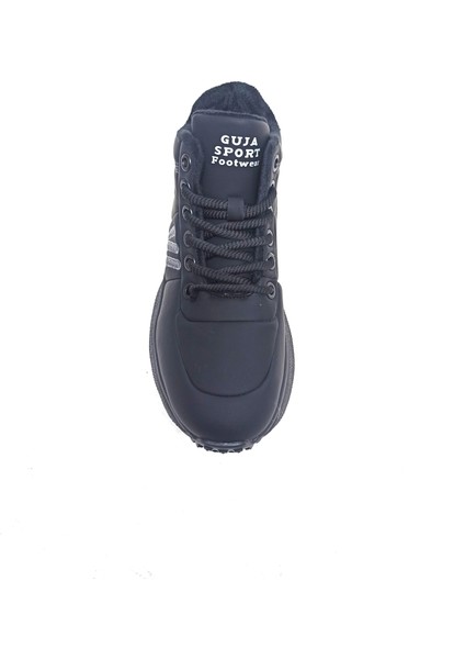 Siyah Kadın Sneaker Bot Ayakkabı