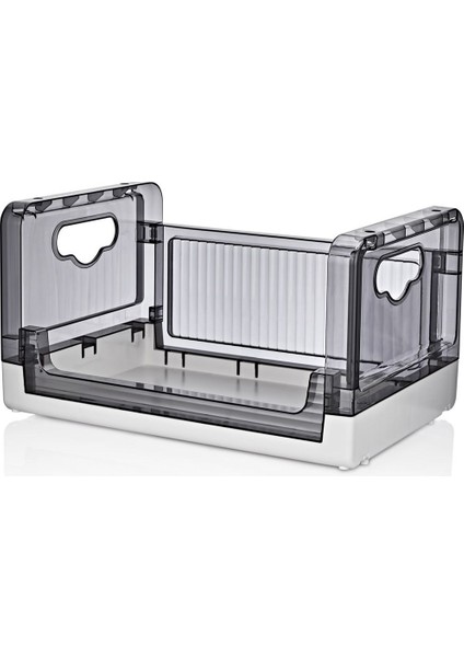 4 Katlı Portatif Tekerlekli Organizer Beyaz Modern Sepet Ayakkabılık Kitaplık fırsatları