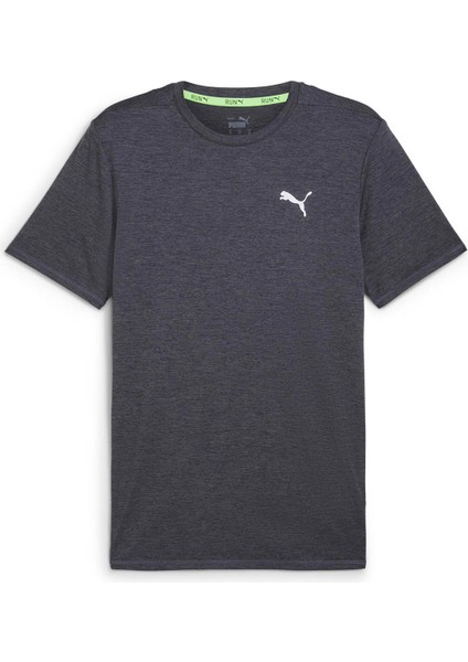 Run Favorıte Heather Tee Siyah Unisex Kısa Kol T-Shirt