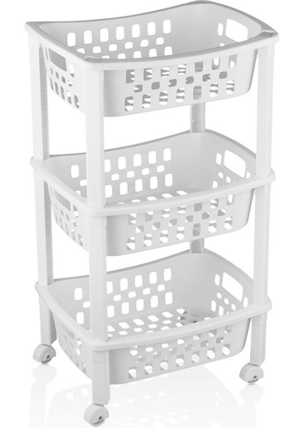 Multi 3 Katlı Sepet Düzenleyici 40 x 29,5 x 70 cm Org-78 fiyatları