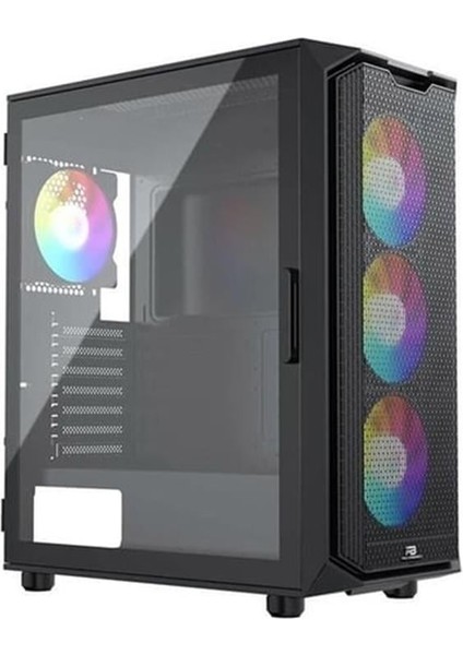 Powerboost PB-P521B 750W 80+ Bronze USB 3.0 Atx Mesh Rgb Fan Siyah Kasa