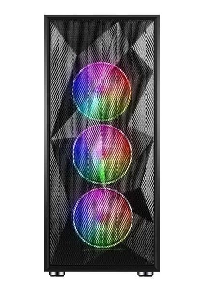 650W 80+ PB-P3509BB Gamıng Mıd-Tower Pc Kasası