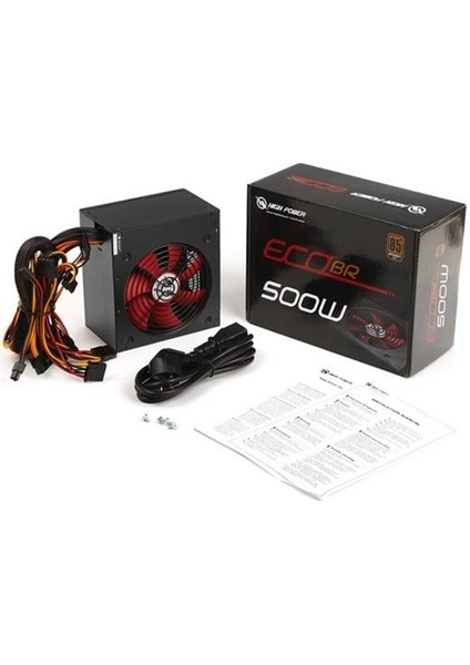 Hıgh Power 500W 80 Bronze Eco HPE-500BR-A12SBK 12CM Fanlı Power Supply indirimleri