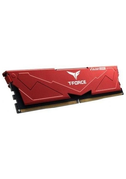 16GB Ddr5 6000MHZ CL38 Pc Ram T-Force Vulcan FLRD516G6000HC38A01 Kırmızı