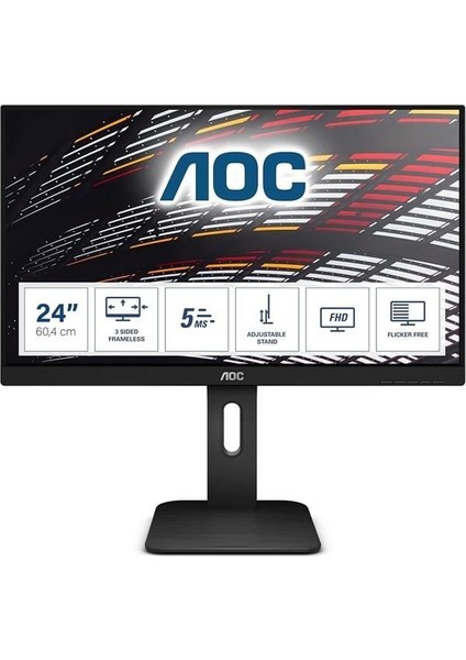 23.8" IPS 24P1 5ms 60Hz Dvı-Hdmı-Dp Kurumsal Monitör Çerçevesiz