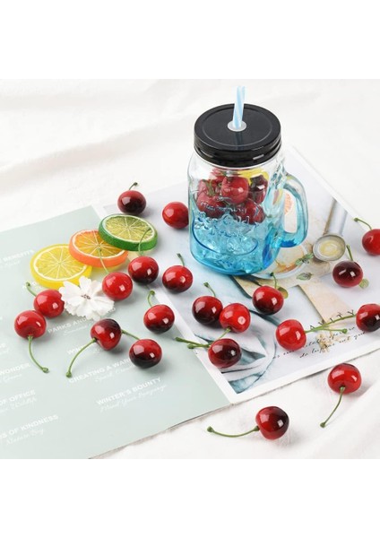 Yapay Kiraz Kırmızı 12LI Paket Yapay Meyve fiyatları