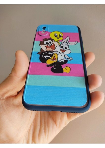 iPhone x / iPhone Xs Uyumlu Looney Tunes Tasarım Tuşları Renkli Kılıf fırsatları