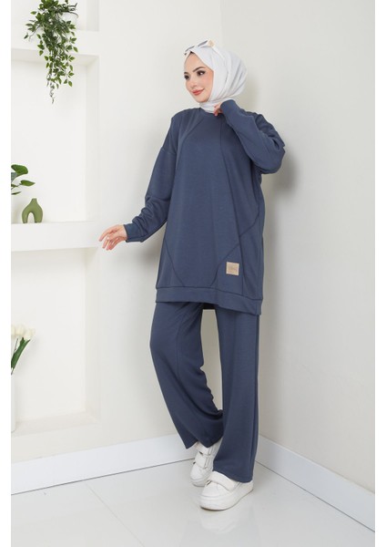 Kadın Iki Iplik Pantolonlu Ikili Takım -PMK356