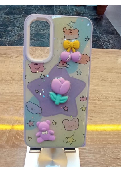 Samsung Galaxy A14 Uyumlu Kabartma Figürlü Darbe Korumalı Kapak Renkli Kılıf fırsatları