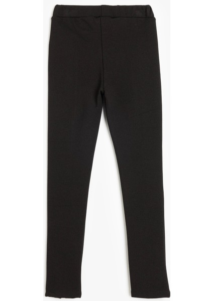 Basic Tayt Beli Lastikli Dikiş Detaylı Yırtmaçlı fiyatları