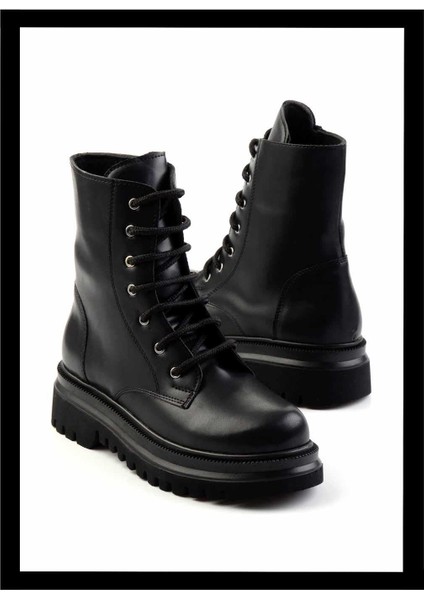 Siyah Kadın Bot & Bootie K02641014009