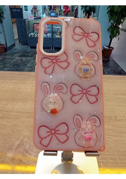 Samsung Galaxy A24 Uyumlu Kabartma Figürlü Darbe Korumalı Kapak Renkli Kılıf