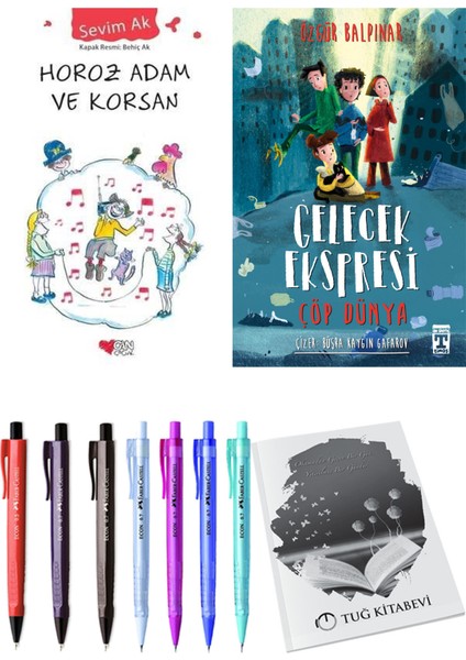Gelecek Ekspresi Çöp Dünya ve Horoz Adam ve Korsan 2'li Set