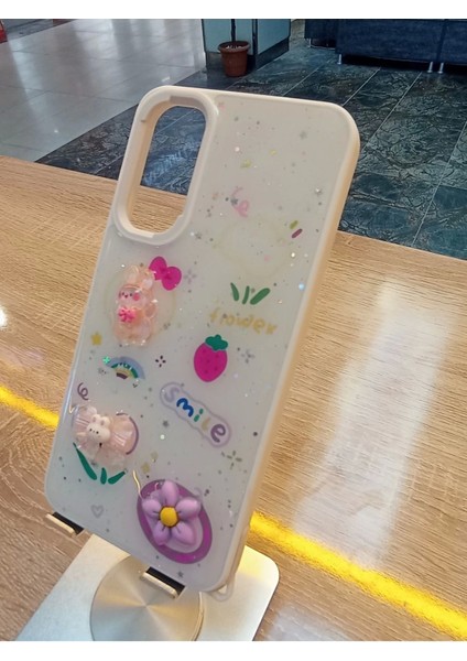 Samsung Galaxy A24 Uyumlu Kabartma Figürlü Darbe Korumalı Kapak Renkli Kılıf
