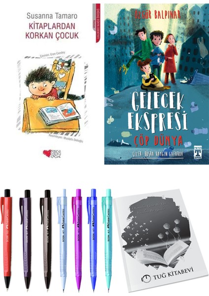 Gelecek Ekspresi Çöp Dünya ve Kitaplardan Korkan Çocuk 2'li Set