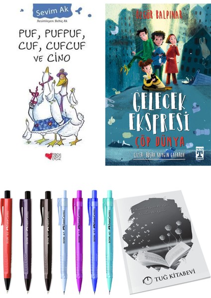 Gelecek Ekspresi Çöp Dünya ve Puf, Pufpuf, Cuf, Cufcuf ve Cino 2'li Set