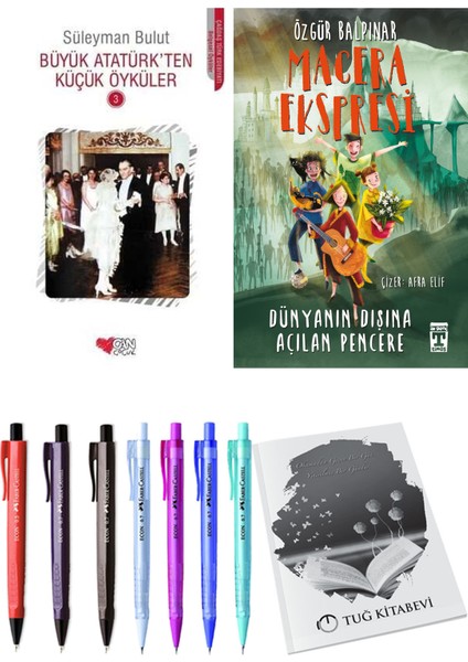 Gelecek Ekspresi Dünyanın Dışına Açılan Pencere ve Büyük Atatürk'ten Küçük Öyküler 3 2'li Set