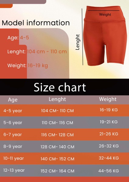 Kız Çocuk Yüksek Bel Kruvaze Kemer, Koşu, Yürüyüş, Casual, Spor, Atletik, Egzersiz, Fittness Kısa Tayt indirimleri