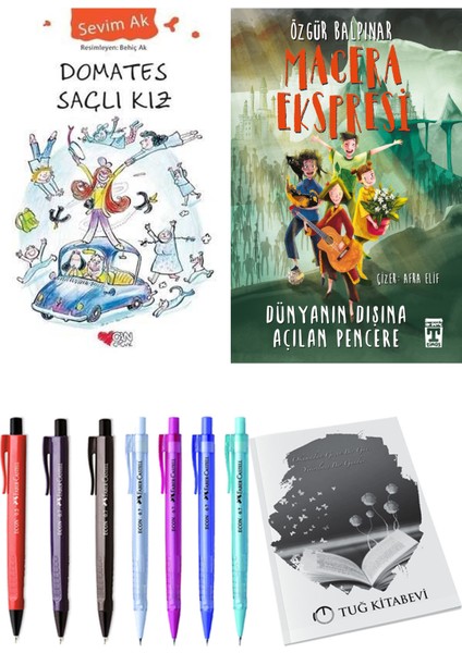 Gelecek Ekspresi Dünyanın Dışına Açılan Pencere ve Domates Saçlı Kız 2'li Set