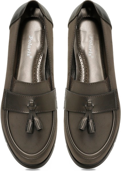 166539.NZ4PR Haki Kadın Loafer