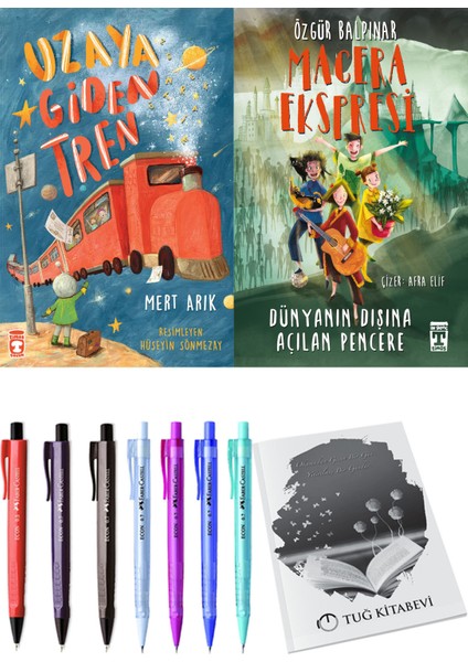 Gelecek Ekspresi Dünyanın Dışına Açılan Pencere ve Uzaya Giden Tren 2'li Set