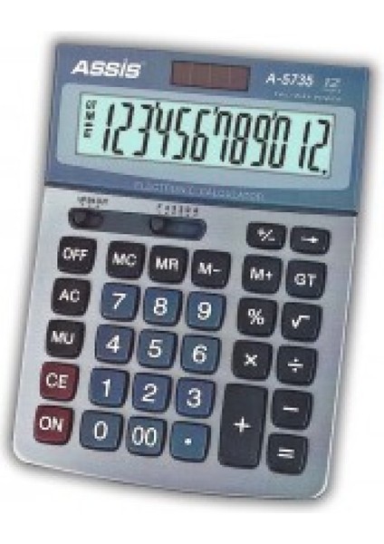 Cassa Elektronik Hesap Makinesi - 12 Basamak Buyuk Boy