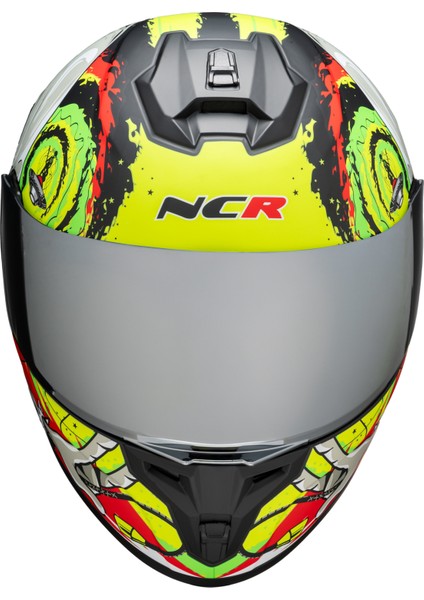 Rapid Aynalı Cam Kapalı Kask (Ece Belgeli) Sarı Kırmızı fiyatları