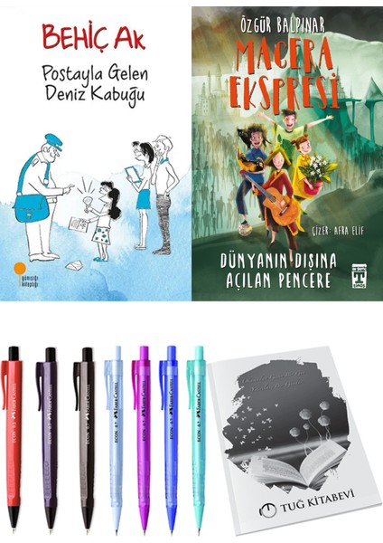Gelecek Ekspresi Dünyanın Dışına Açılan Pencere ve Postayla Gelen Deniz Kabuğu 2'li Set