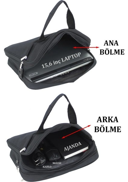 Unisex El Çantası 15.6 Inç Laptop Bilmeli Omuz Askıl modelleri