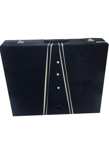 Kadife Damat Kutulu 12 Parça Full Damat Seti