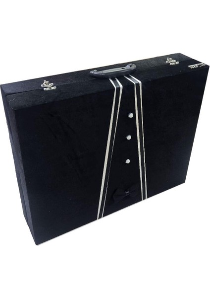 Kadife Damat Kutulu 12 Parça Full Damat Seti