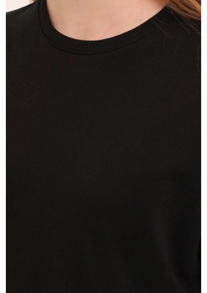 Wb C Neck 16SN82 4pr Siyah Kadın Sweatshirt 101783956