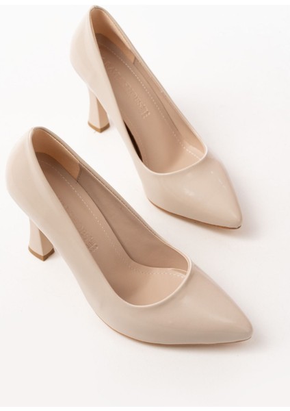 Nut Rugan Günlük 9 cm Topuklu Bayan Stiletto Ayakkabı - Kopya modelleri