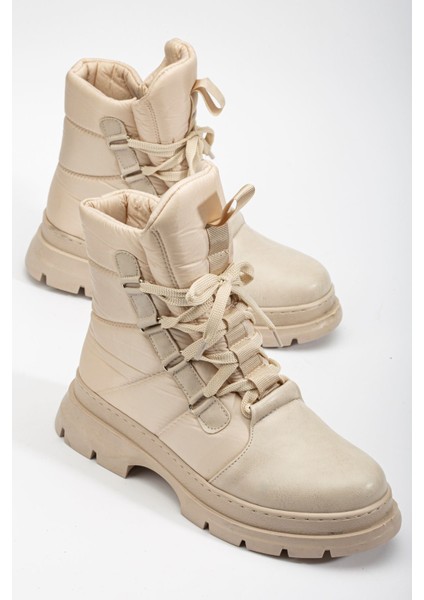 Town Bej Bağcık Detaylı Paraşüt Kadın Bot