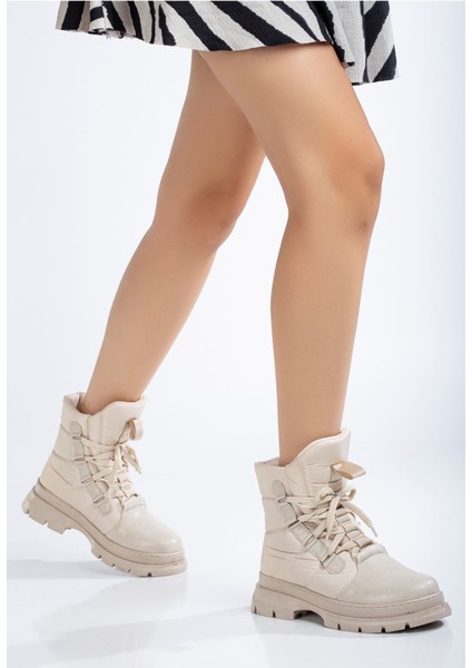 Town Bej Bağcık Detaylı Paraşüt Kadın Bot fırsatları