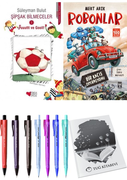 Robonlar Bir Kaçış Operasyonu ve Şipşak Bilmeceler 3 2'li Set