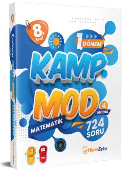Hiper Zeka 8. Sınıf 1. Dönem Kamp Mod Matematik 4 Teknik Analiz Modülü
