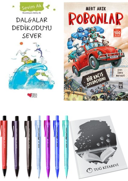Robonlar Bir Kaçış Operasyonu ve Dalgalar Dedikoduyu Sever 2'li Set