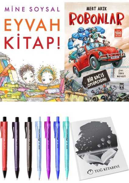 Robonlar Bir Kaçış Operasyonu ve Eyvah Kitap! 2'li Set