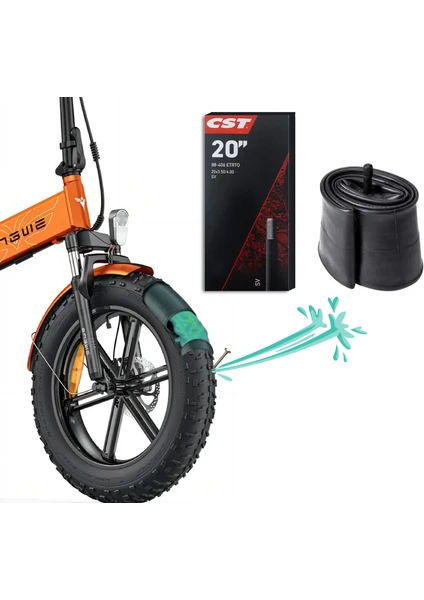 Cst 20X4.00 Jelli Sıvılı Fat Bike Elektrikli Bisiklet Iç Lastik