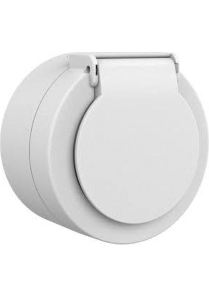 Xone Kapaklı Topraklı Priz Beyaz Sıva Üstü