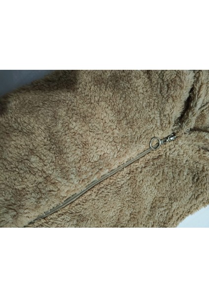 Welsoft Yelek Polar Pelüş Kapüşonlu Unisex Kız Erkek Yelek