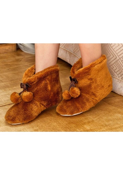 26 Kadın Ponponlu Ev Botu-Camel