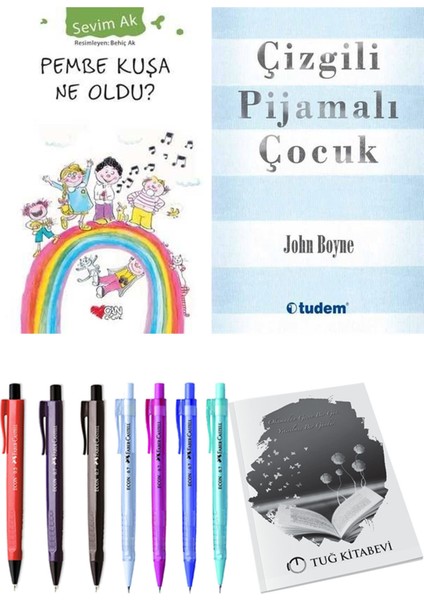 Çizgili Pijamalı Çocuk ve Pembe Kuşa Ne Oldu? 2'li Set