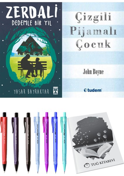 Çizgili Pijamalı Çocuk ve Zerdali Dedemle Bir Yıl 2'li Set