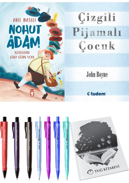Çizgili Pijamalı Çocuk ve Nohut Adam 2'li Set