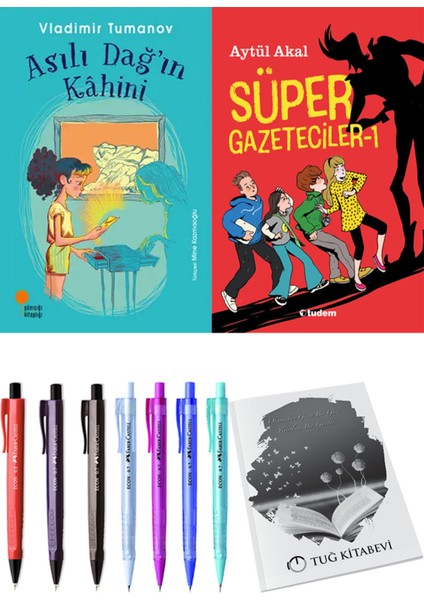 Süper Gazeteciler 1 ve Asılı Dağ'ın Kahini 2'li Set