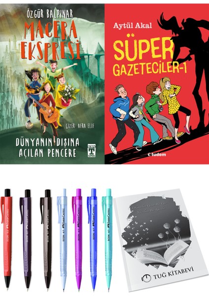Süper Gazeteciler 1 ve Gelecek Ekspresi Dünyanın Dışına Açılan Pencere 2'li Set
