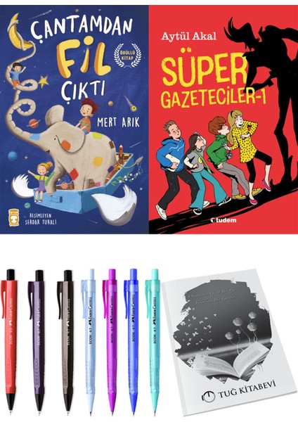 Süper Gazeteciler 1 ve Çantamdan Fil Çıktı 2'li Set