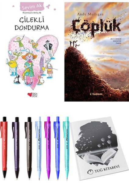 Çöplük ve Çilekli Dondurma 2'li Set
